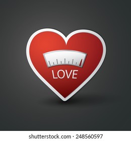 Love Meter - Heart Design Icon