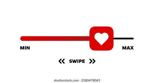 Love meter. Love level scale