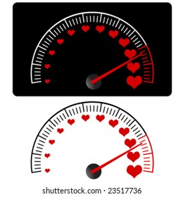 Love Meter Vector