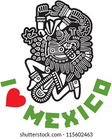 I Love Mexico Template Design