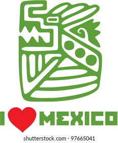 I Love Mexico Template Design