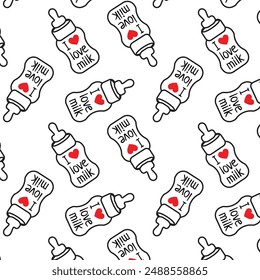 I love milk pattern for kids