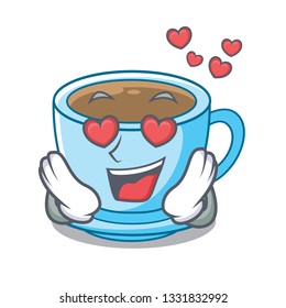 In love milk tea in character the shape