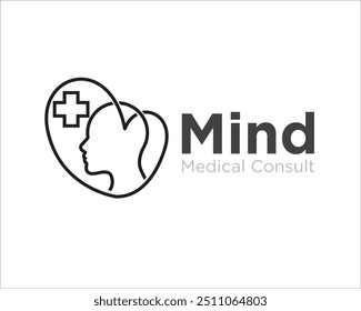 love mind health logo designs for medical and consult