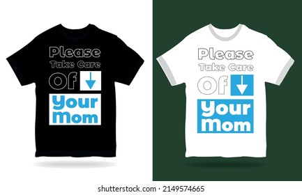 Love, missing and to be mom t-shirt design template