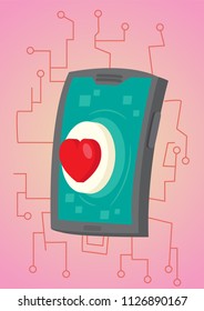 Love mobile internet Social Media