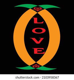 Love model vector t shirt design