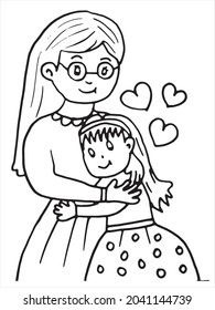 I LOVE MOM COLORING PAGE, MOTHER DAY COLORING PAGE,
