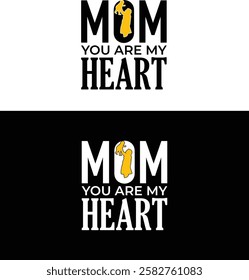 I love mom, I love dad typography t shirt design, Minimalist typography t shirt design, t shirt design for print