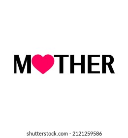 Me encanta el diseño de ilustradores vectoriales de mamá.