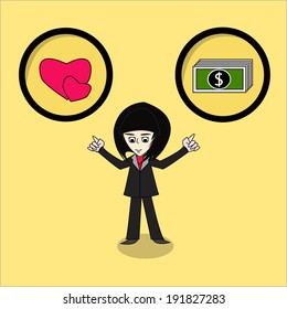 Love or money