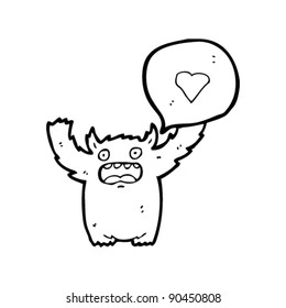 love monster cartoon