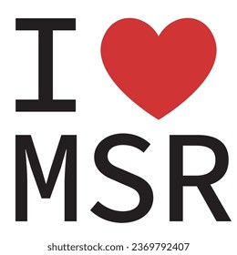Me encanta el vector de tipografía de Montserrat
