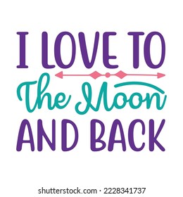  Me encanta la ilustración de la luna y el vector trasero con letras dibujadas a mano sobre las huellas de fondo de textura y los afiches. Diseño de tiza caligráfica