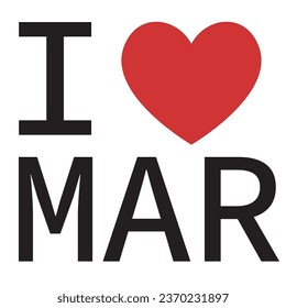 I love Morocco typography vector