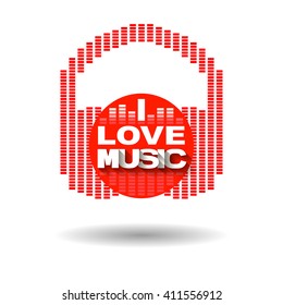I love music. 
