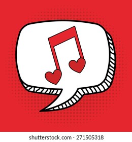 love music design, vector illustration eps10 graphic 