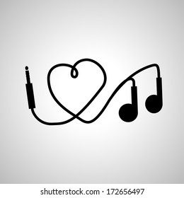 I love music. headphones