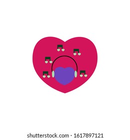 Love music icon design templates