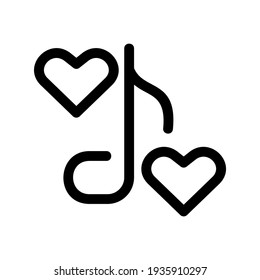love music icon or logo isolated sign symbol vector illustration - high quality black style vector icons
