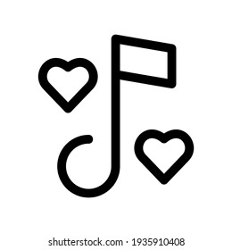 love music icon or logo isolated sign symbol vector illustration - high quality black style vector icons
