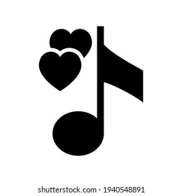 love music icon or logo isolated sign symbol vector illustration - high quality black style vector icons
