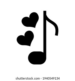 love music icon or logo isolated sign symbol vector illustration - high quality black style vector icons
