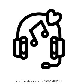 love music icon or logo isolated sign symbol vector illustration - high quality black style vector icons
