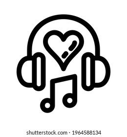 love music icon or logo isolated sign symbol vector illustration - high quality black style vector icons
