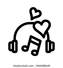 love music icon or logo isolated sign symbol vector illustration - high quality black style vector icons
