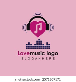 Love Music Icon Love Music Symbol Design Wedding Love Collection Stock Vector by.