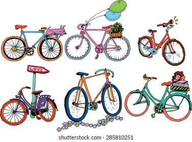 I Love My Bicycle Set