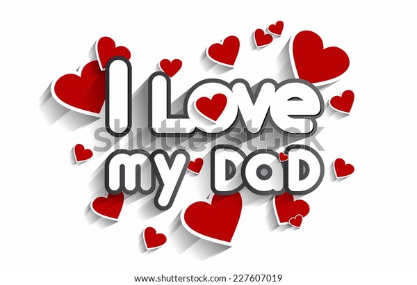 I Love My Daddy Square Design Cufflinks - High Quality Brass, Silver Tone 5 thumbnail image