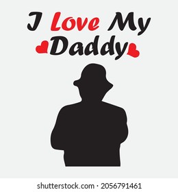 i love my daddy t-shirt design baby t-shirt female t-shir