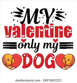 i love my dog t-shirt design