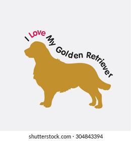 Me encanta mi imagen de Golden Retriever