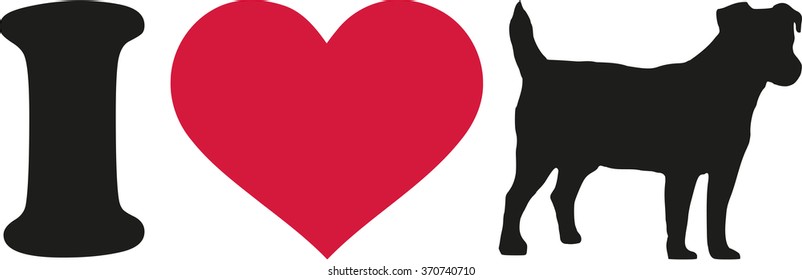 I love my Jack Russell Terrier icon