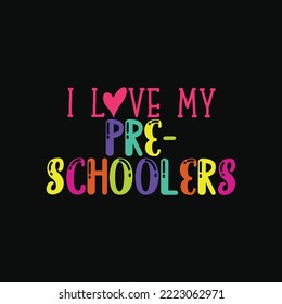 I Love my PreSchoolers Svg cricut cutting files