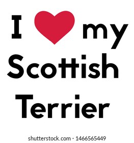 I love my scottish terrier