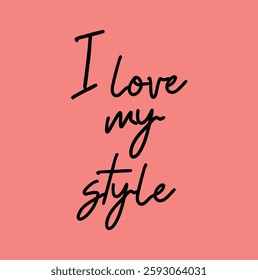 I love my style lettering for T-shirt design, print, poster and other use.