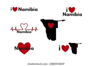 I love Namibia. Patriotic Sublimation Bundle 