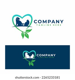 Love Natural Pet Care Logo Design