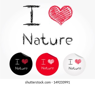 I love nature