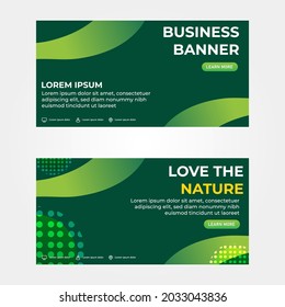 love the nature banner template. promotion banner design 