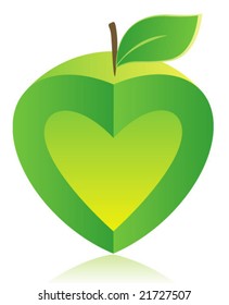 Love to nature concept. vector