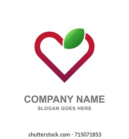 Love Nature Logo Icon Vector 