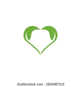 love Nature,back to nature logo vector icon illustration design 