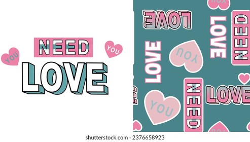 love needs graphic tees for girl patterns