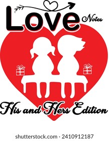 Love New couple t shirt design