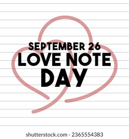 Día de nota de amor. 26 de septiembre. Eps 10.